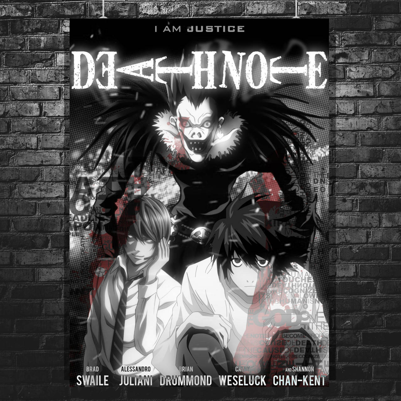 Постер Аниме "Тетрадь Смерти", Death Note, Кира, Лайт Ягами. Размер 60x43см (A2). Матовая бумага
Постер Аниме "Тетрадь Смерти", Death Note, Кира, Лайт Ягами. Размер 60x43см (A2). Матовая бумага
