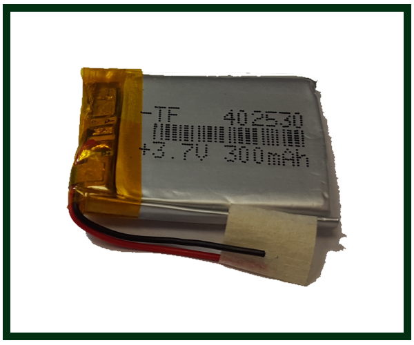 Аккумулятор с контроллером универсальный 30*25*4 (Li-ion, 3,7V, 300 mAh) поступление 2020 года
Аккумулятор с контроллером универсальный 30*25*4 (Li-ion, 3,7V, 300 mAh) поступление 2020 года