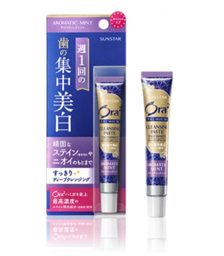 Японская отбеливающая зубная паста премиум-класса SUNSTAR Ora2 Premium Cleansing Paste Toothpaste, 17 g
Японская отбеливающая зубная паста премиум-класса SUNSTAR Ora2 Premium Cleansing Paste Toothpaste, 17 g