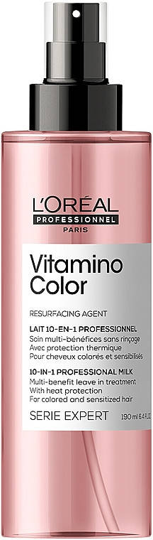 Спрей для окрашенных волос 10 в 1 LOreal Professionnel Serie Expert Vitamino Color A-OX 190 мл
Спрей для окрашенных волос 10 в 1 LOreal Professionnel Serie Expert Vitamino Color A-OX 190 мл