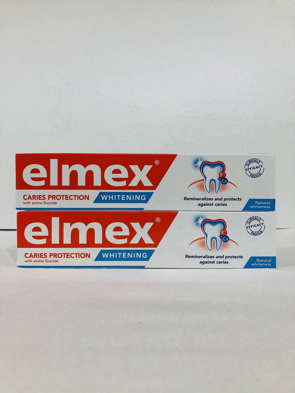 Зубна паста Elmex caries protection whitening 75мл 
Зубна паста Elmex caries protection whitening 75мл