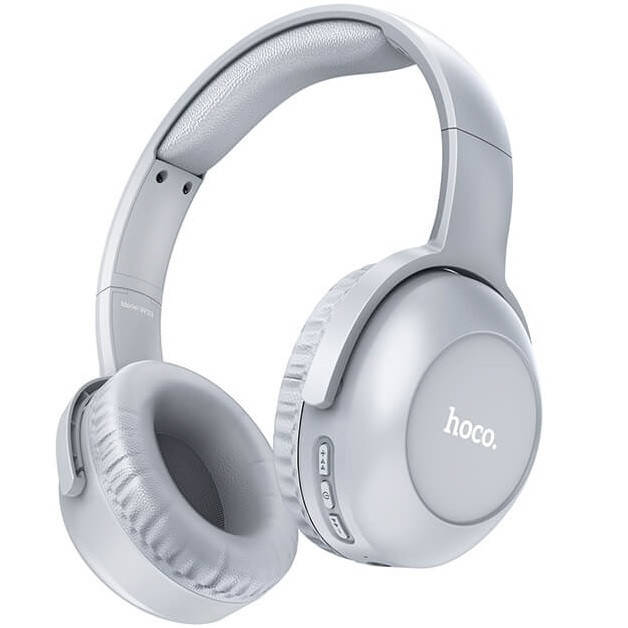 Беспроводные наушники Bluetooth накладные полноразмерные с микрофоном Hoco W33 |BT5.0, AUX, Type-C, 15H| Серый
Беспроводные наушники Bluetooth накладные полноразмерные с микрофоном Hoco W33 |BT5.0, AUX, Type-C, 15H| Серый