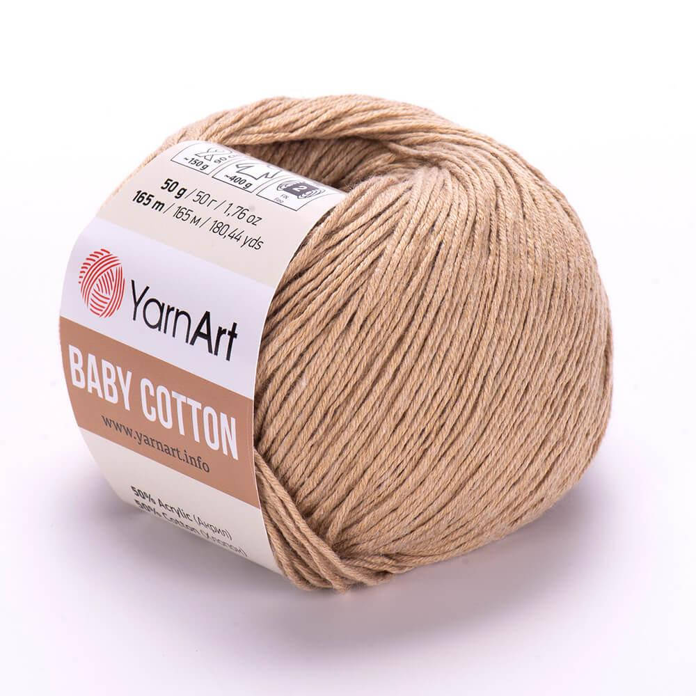 YarnArt Baby Cotton (Ярн Арт Беби Коттон) № 405 беж (Пряжа коттон, нитки для вязания), Бежевый
YarnArt Baby Cotton (Ярн Арт Беби Коттон) № 405 беж (Пряжа коттон, нитки для вязания), Бежевый