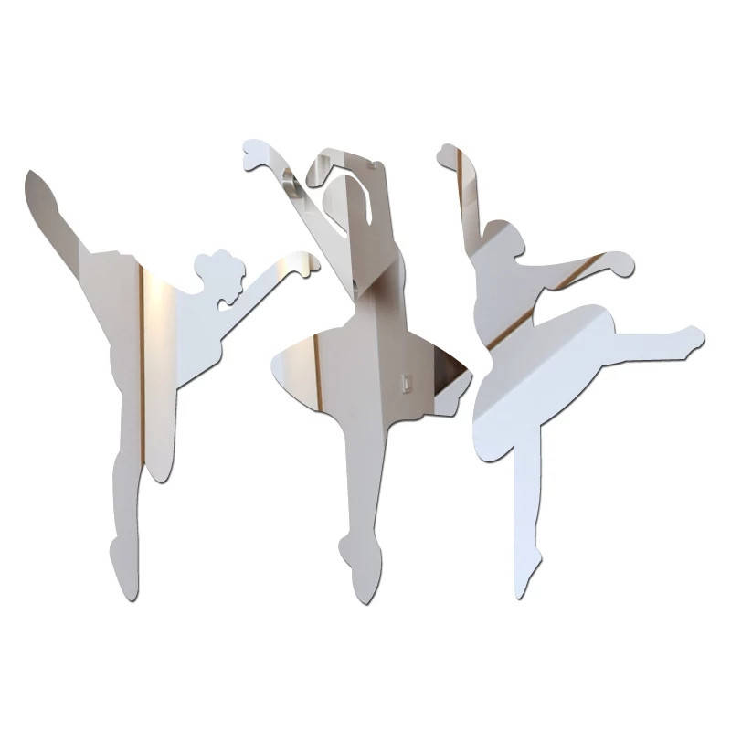 Зеркальные наклейки акриловые "три балерины" 30см высота, 3шт набор
Зеркальные наклейки акриловые "три балерины" 30см высота, 3шт набор