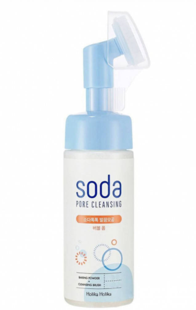 Пенка от черных точек с содой и силиконовой щеточкой Holika Holika Soda Tok Tok Clean Pore Bubble Foam
Пенка от черных точек с содой и силиконовой щеточкой Holika Holika Soda Tok Tok Clean Pore Bubble Foam