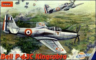 Сборная модель американский истребитель-бомбардировщик Bell P-63C Kingcobra (TOKO 113) 1:72
Сборная модель американский истребитель-бомбардировщик Bell P-63C Kingcobra (TOKO 113) 1:72