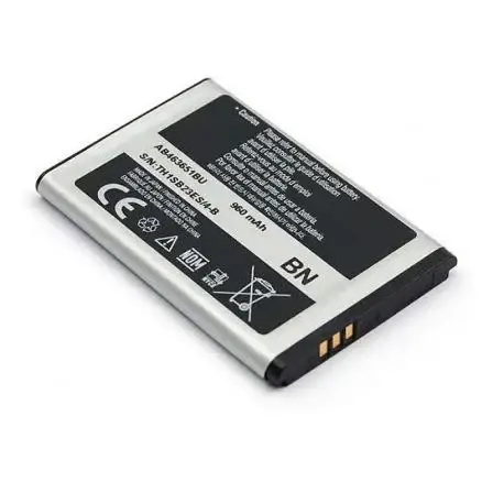Аккумуляторная батарея AB463651BU для телефона Samsung B310E, B312E, B3410, B5310, C3200, C3312, c3330 и т.д.
Аккумуляторная батарея AB463651BU для телефона Samsung B310E, B312E, B3410, B5310, C3200, C3312, c3330 и т.д.