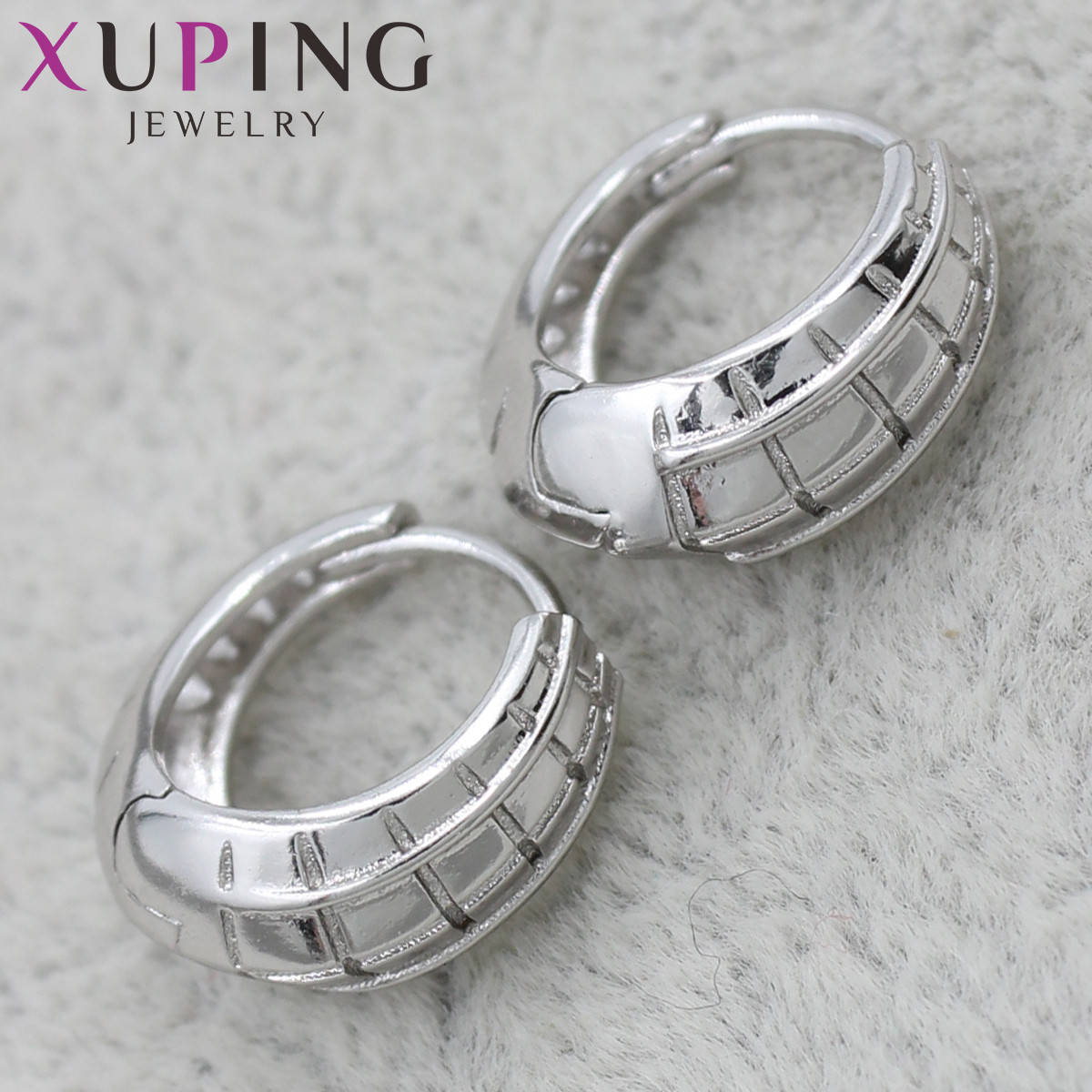 Серьги женские серебристого цвета Xuping Jewelry медицинская сталь кольца конго 24K
Серьги женские серебристого цвета Xuping Jewelry медицинская сталь кольца конго 24K