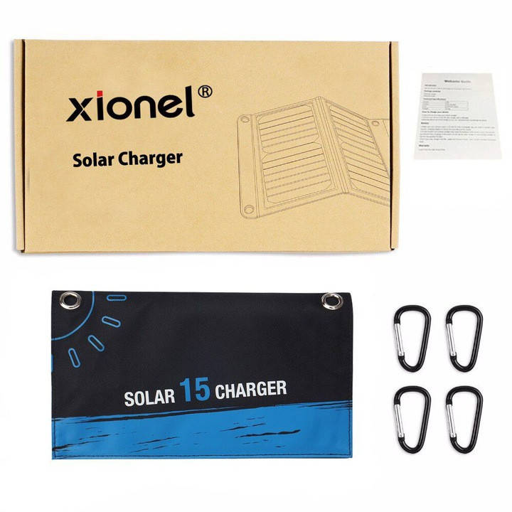 Сонячна панель сонячний зарядний пристрій FOVigour Solar Charger 15Вт, USB 5 В 2,4А АКЦІЯ
Сонячна панель сонячний зарядний пристрій FOVigour Solar Charger 15Вт, USB 5 В 2,4А АКЦІЯ