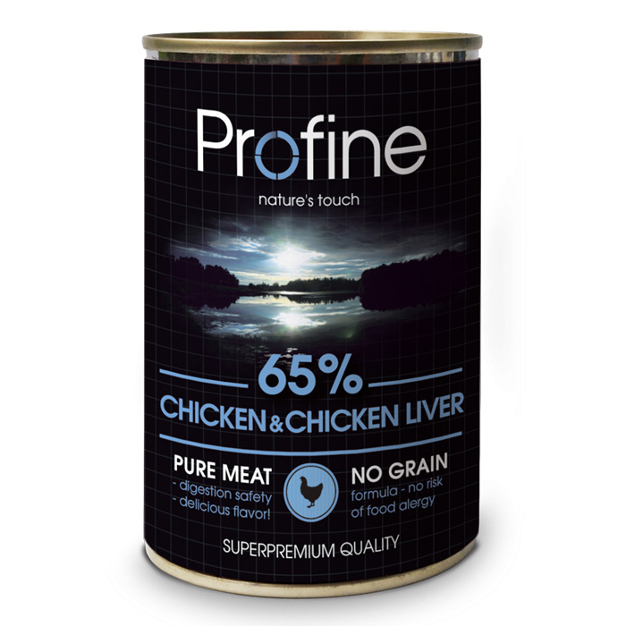 Влажный корм для собак Profine Chicken Chicken and Liver с курицей и куриной печенью 400 г
Влажный корм для собак Profine Chicken Chicken and Liver с курицей и куриной печенью 400 г