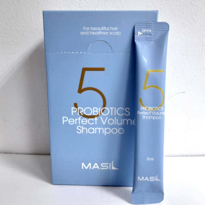 Бессульфатный шампунь для объема волос с пробиотиками в стиках Masil 5 Probiotics Perfect Volume Shampoo 8 мл
Бессульфатный шампунь для объема волос с пробиотиками в стиках Masil 5 Probiotics Perfect Volume Shampoo 8 мл