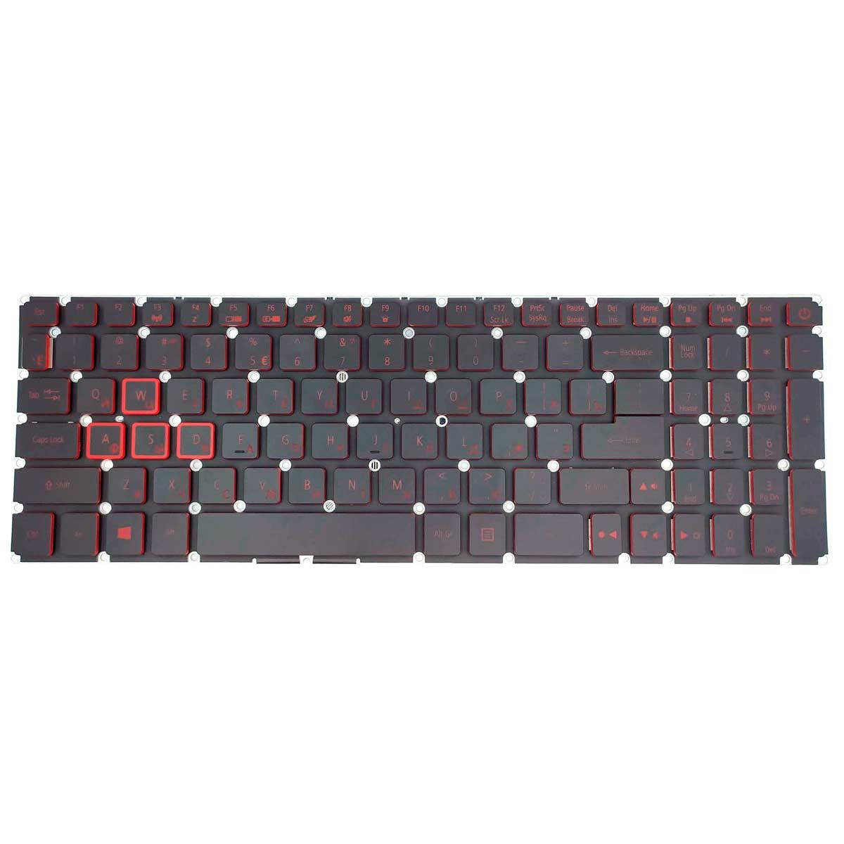 Клавиатура для Acer Nitro 5 series AN515-41, AN515-42, AN515-51, AN515-52, RU, (черная, с красной подсветкой,
Клавиатура для Acer Nitro 5 series AN515-41, AN515-42, AN515-51, AN515-52, RU, (черная, с красной подсветкой,