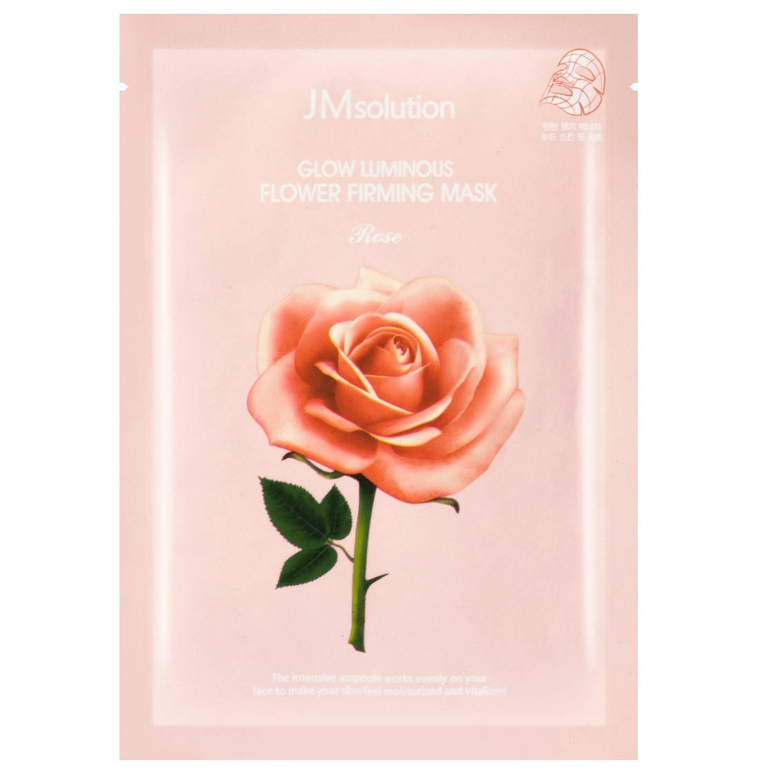 Тканевая маска с экстрактом дамасской розы JMsolution Glow Flower Firming Mask Rose
Тканевая маска с экстрактом дамасской розы JMsolution Glow Flower Firming Mask Rose