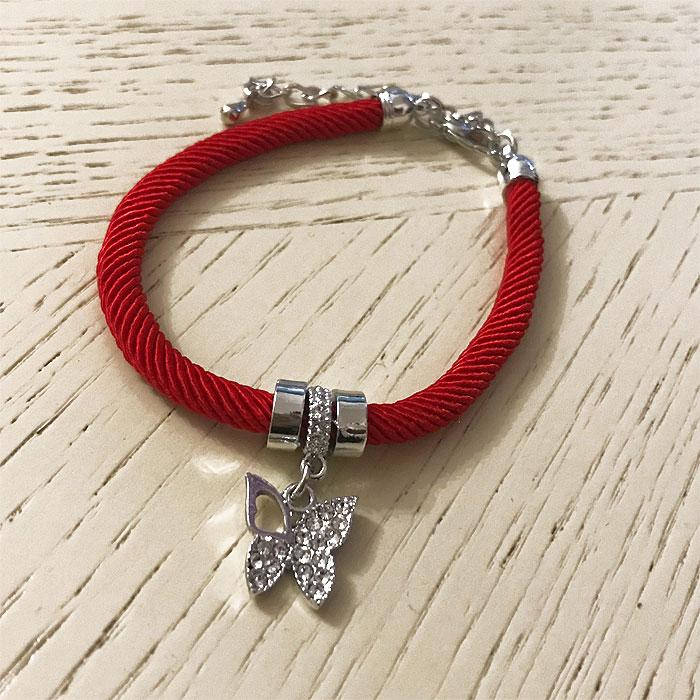 Браслет Красная Нить с Бабочкой
Браслет Красная Нить с Бабочкой