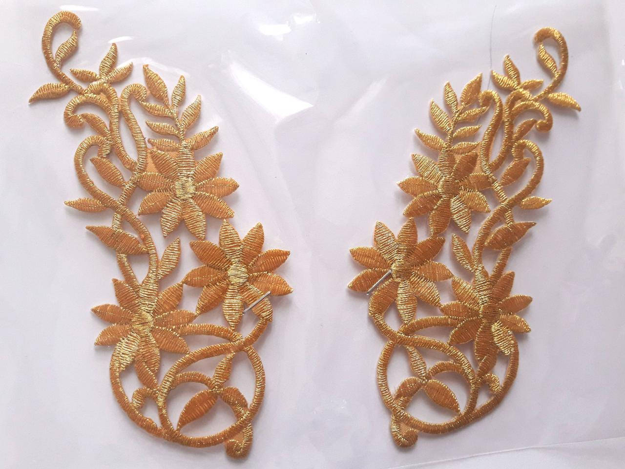 Аплікація вишивка клейова парна "Квіти", 13 см, золото.1пара. Аппликация клеевая, термоаппликации, Золотистый
Аплікація вишивка клейова парна "Квіти", 13 см, золото.1пара. Аппликация клеевая, термоаппликации, Золотистый