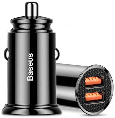 Автомобильное зарядное устройство Baseus Circular Plastic 2 USB А + А 30W 5A Dual QC3.0 Black (CCALL-YD)
Автомобильное зарядное устройство Baseus Circular Plastic 2 USB А + А 30W 5A Dual QC3.0 Black (CCALL-YD)