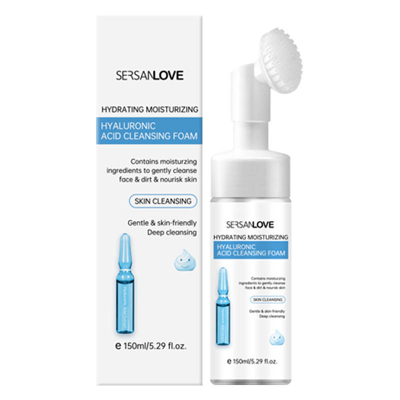 Пенка-мусс с щеточкой для умывания с гиалуроновой кислотой Sersanlove Hyaluronic Acid Cleansing Foam, 150мл
Пенка-мусс с щеточкой для умывания с гиалуроновой кислотой Sersanlove Hyaluronic Acid Cleansing Foam, 150мл
