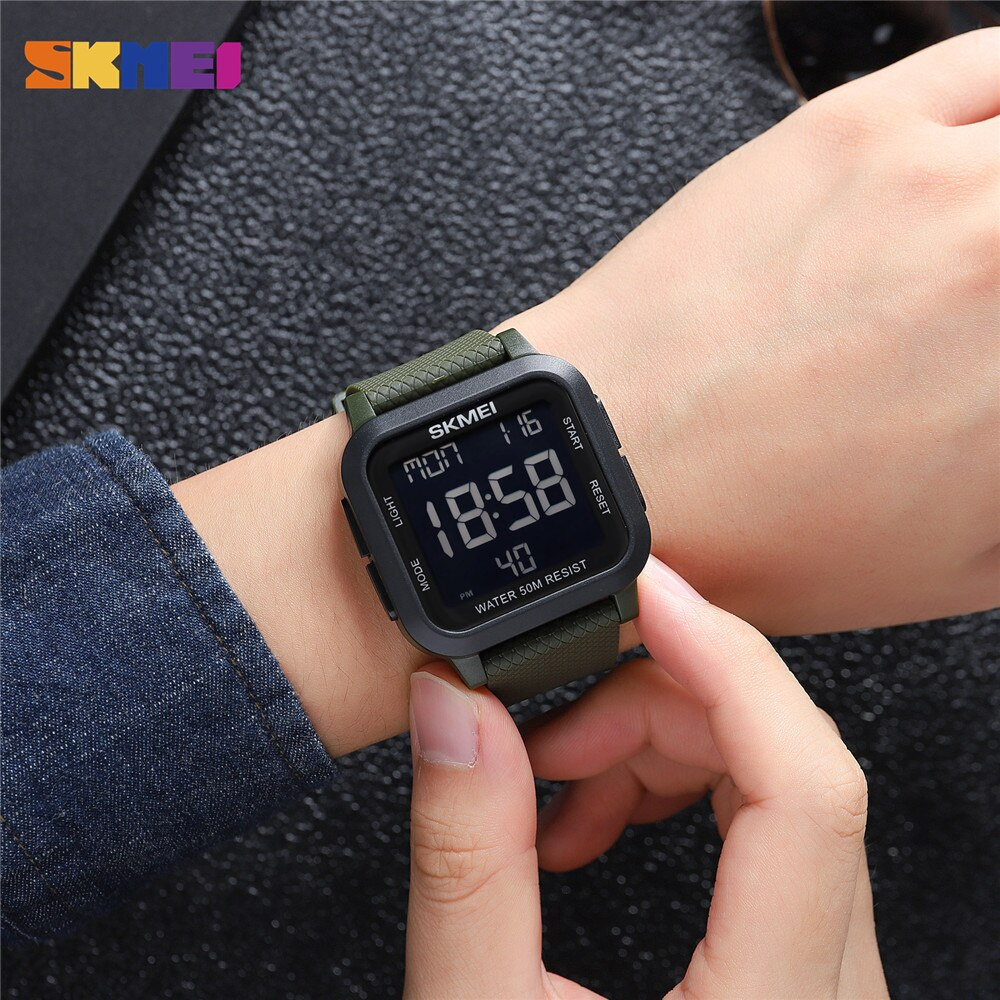 Наручные квадратные часы Skmei 1894 All Black-Military Wristband чёрный экран, спортивные часы с подсветкой
Наручные квадратные часы Skmei 1894 All Black-Military Wristband чёрный экран, спортивные часы с подсветкой