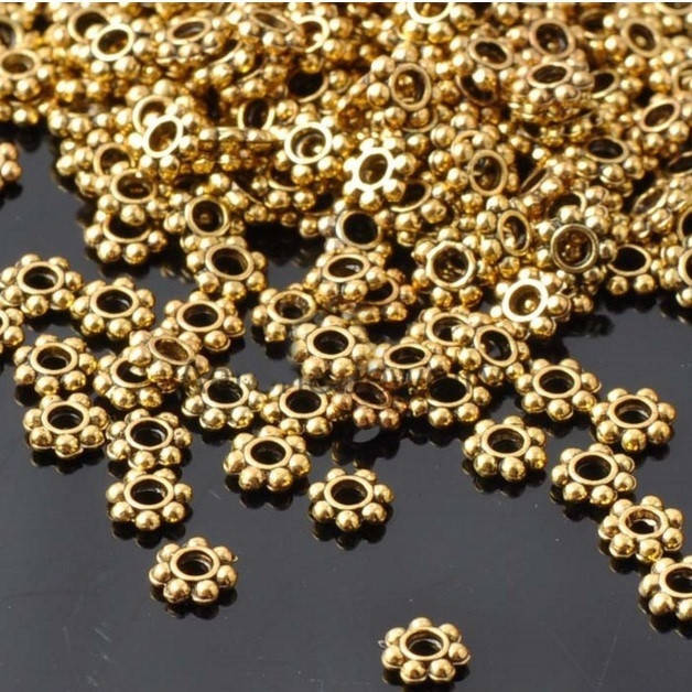 Разделитель-снежинка металлический 4mm .цвет античная бронза.10шт 
Разделитель-снежинка металлический 4mm .цвет античная бронза.10шт