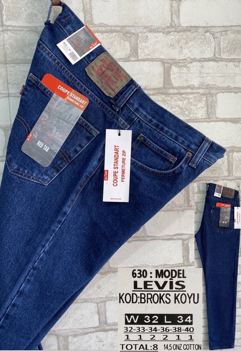 Джинсы мужские демисезонные классические мужские с ровным кроем Levi's 630 (100% cotton) 40, 106/53
Джинсы мужские демисезонные классические мужские с ровным кроем Levi's 630 (100% cotton) 40, 106/53