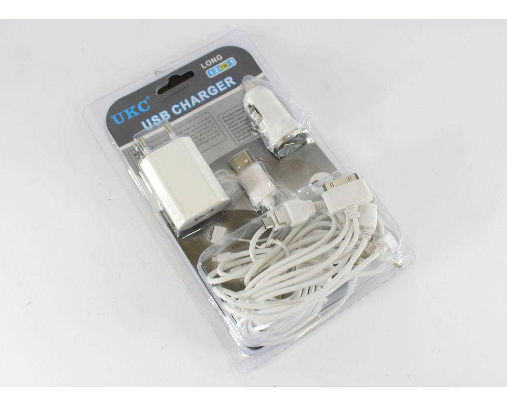 Универсальное зарядное для всех мобильных телефонов 12 в 1 USB 12V 220V MX-C12! Salee, Белый
Универсальное зарядное для всех мобильных телефонов 12 в 1 USB 12V 220V MX-C12! Salee, Белый