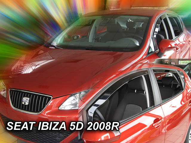 Дефлекторы окон (вставные!) ветровики Seat Ibiza 4 2008-2016 hatchback 5D 4шт., HEKO, 28234
Дефлекторы окон (вставные!) ветровики Seat Ibiza 4 2008-2016 hatchback 5D 4шт., HEKO, 28234