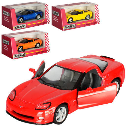 Машина металлическая игрушечная "KINSMART" КТ 5320W Chevrolet Corvette Z06, Разные цвета
Машина металлическая игрушечная "KINSMART" КТ 5320W Chevrolet Corvette Z06, Разные цвета