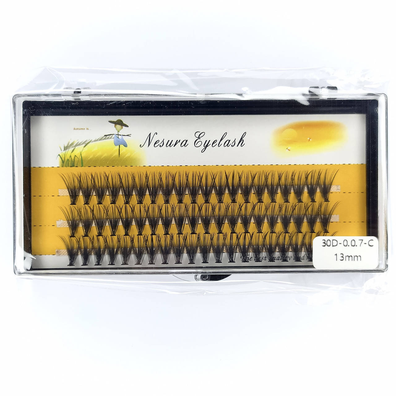 Ресницы Nesura Eyelash 30D, 13 мм, изгиб C, 0,07, 60 пучков Несура ресницы пучками, пучковые, Черный
Ресницы Nesura Eyelash 30D, 13 мм, изгиб C, 0,07, 60 пучков Несура ресницы пучками, пучковые, Черный