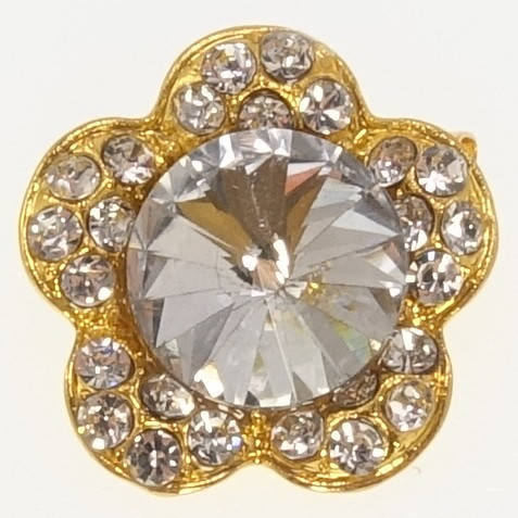 Брошь "Цветок с стразами"
Брошь "Цветок с стразами"
