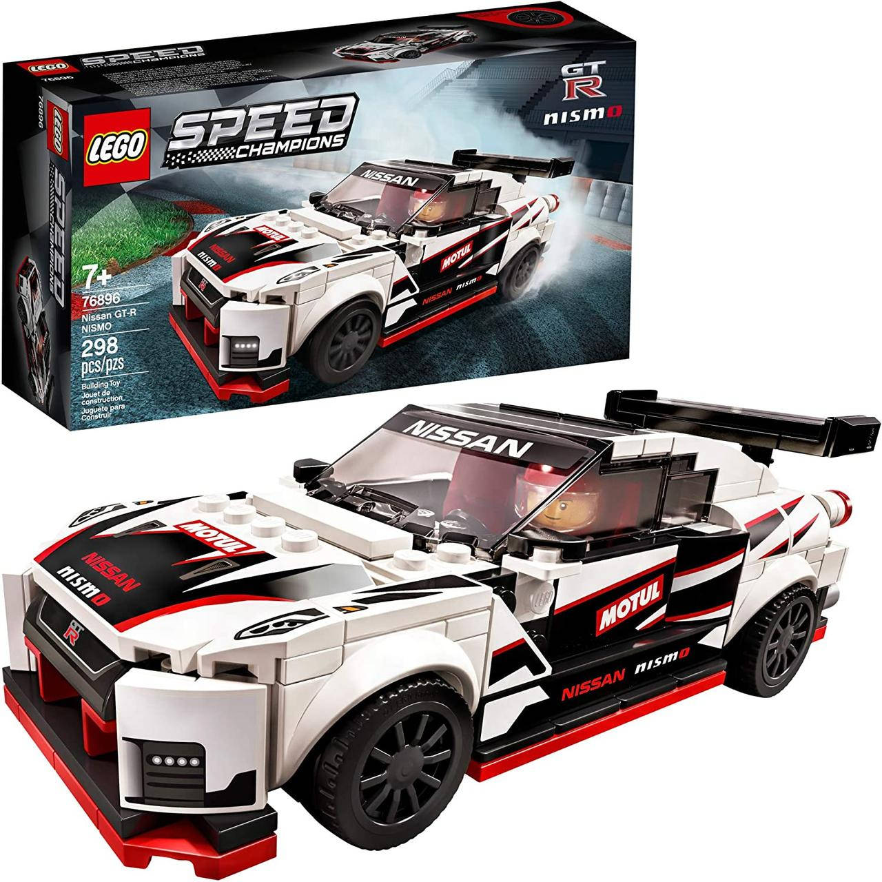 Конструктор Лего 76896 машина Ниссан LEGO Speed Champions Nissan GT-R NISMO, Белый 
Конструктор Лего 76896 машина Ниссан LEGO Speed Champions Nissan GT-R NISMO, Белый