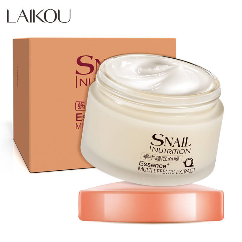 Ночная крем-маска с фильтратом слизи улитки Laikou Snail Nutrition Essense Multi Effects Extract, 75г
Ночная крем-маска с фильтратом слизи улитки Laikou Snail Nutrition Essense Multi Effects Extract, 75г