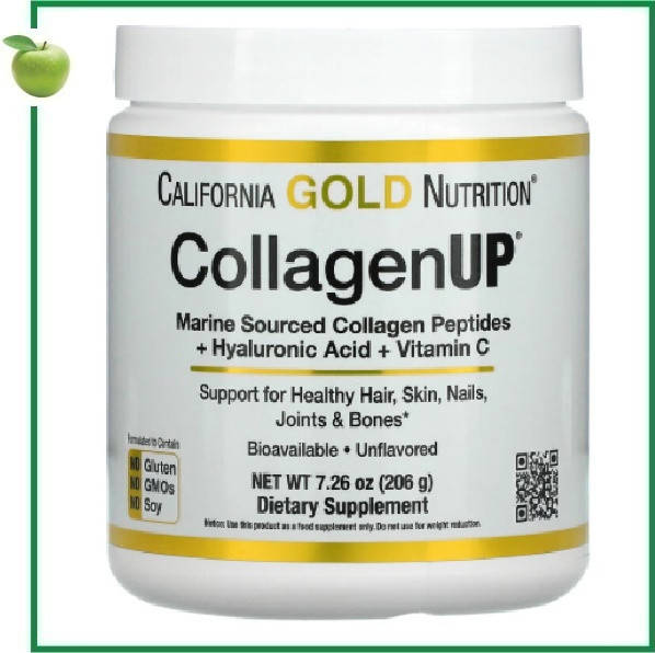 Коллаген CollagenUP витамином С и гиалуроновой кислотой, 206 г, California Gold Nutrition, США
Коллаген CollagenUP витамином С и гиалуроновой кислотой, 206 г, California Gold Nutrition, США