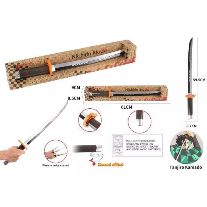 Меч Nichirin Tanjiro Kamado 2
Меч Nichirin Tanjiro Kamado 2