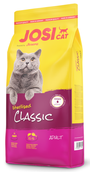 Сухой корм для стерилизованных котов JosiCat Sterilised Classic с нежным мясом домашней птицы 10 кг
Сухой корм для стерилизованных котов JosiCat Sterilised Classic с нежным мясом домашней птицы 10 кг
