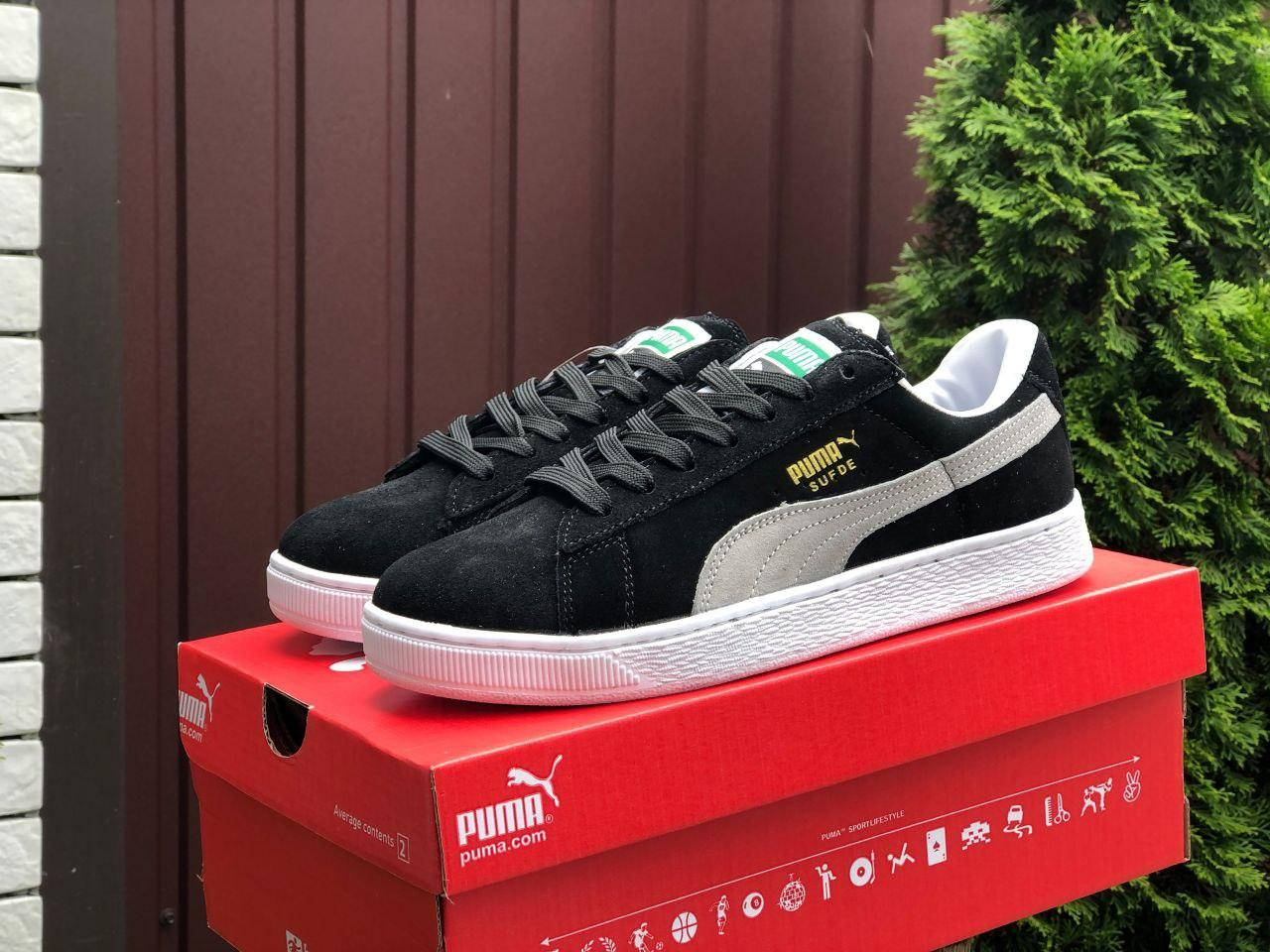 Мужские кеды кроссовки Puma Suede Classic черно-белые Пума Классик демисезонные мужская спортивная обувь Замша, Черно-белый
Мужские кеды кроссовки Puma Suede Classic черно-белые Пума Классик демисезонные мужская спортивная обувь Замша, Черно-белый