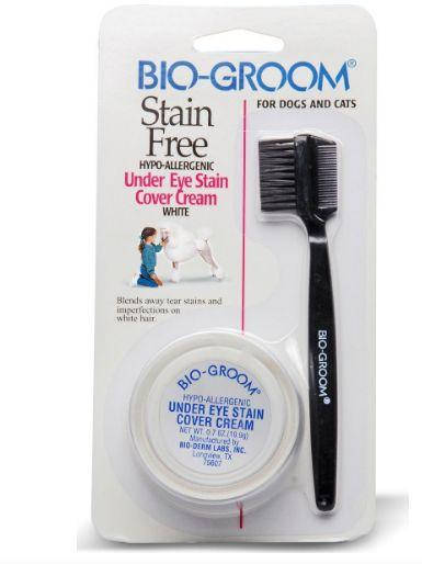 Крем для закрашивания слёзных дорожек для животных BIO-GROOM Stain Free Under Eye Cream 20гр
Крем для закрашивания слёзных дорожек для животных BIO-GROOM Stain Free Under Eye Cream 20гр