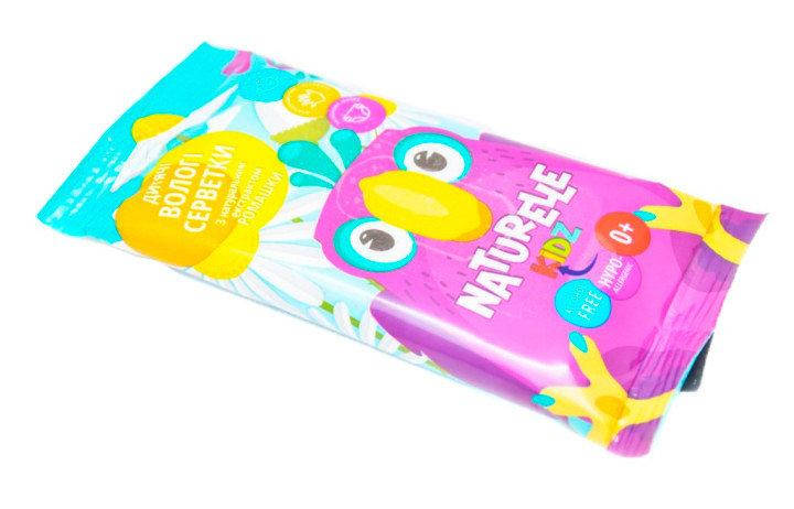 NATURELLE Вологі серветки дитячі Ромашка 10шт
NATURELLE Вологі серветки дитячі Ромашка 10шт