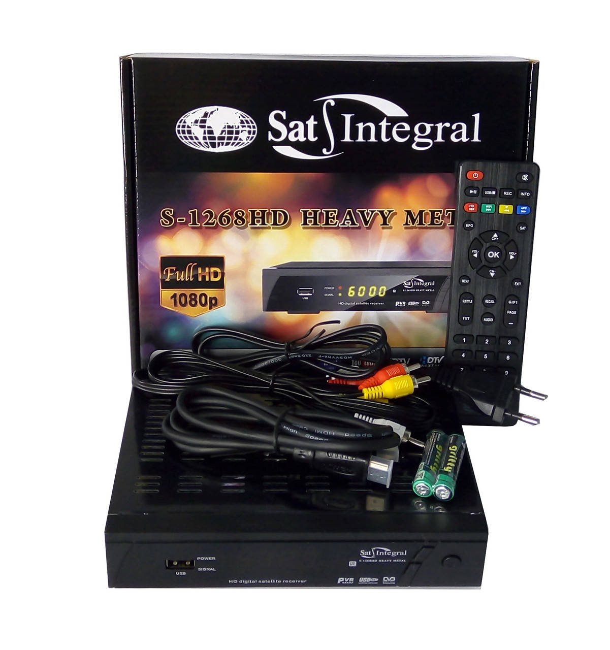 Sat-Integral S-1268 HD HEAVY METAL + Прошивка
Sat-Integral S-1268 HD HEAVY METAL + Прошивка