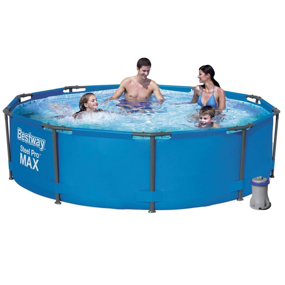 Бассейн каркасный Bestway 56984 Steel Pro Max™ с фильтр-насосом, (305-100 см, объем 6148 л).
Бассейн каркасный Bestway 56984 Steel Pro Max™ с фильтр-насосом, (305-100 см, объем 6148 л).