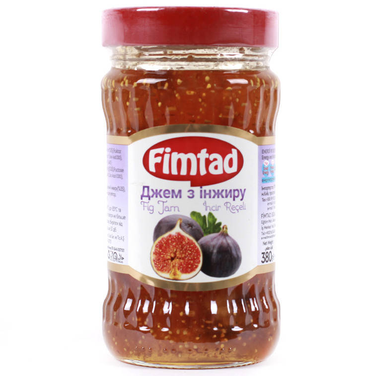 Джем из инжира "Fimtad" 380 г, Турция 
Джем из инжира "Fimtad" 380 г, Турция