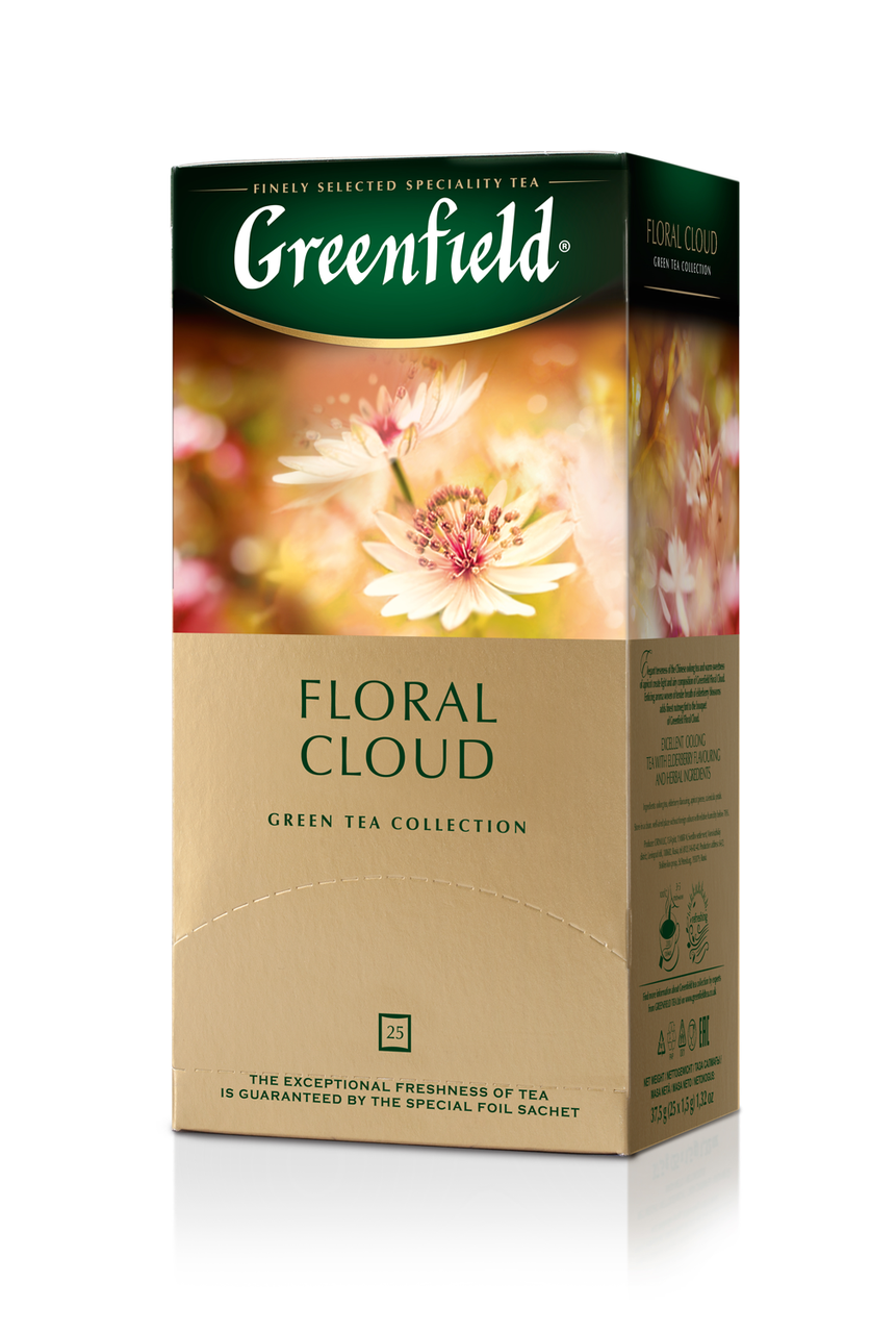 /Чай оолонг 15г*25*10 пакет Floral Cloud GREENFIELD 
/Чай оолонг 15г*25*10 пакет Floral Cloud GREENFIELD