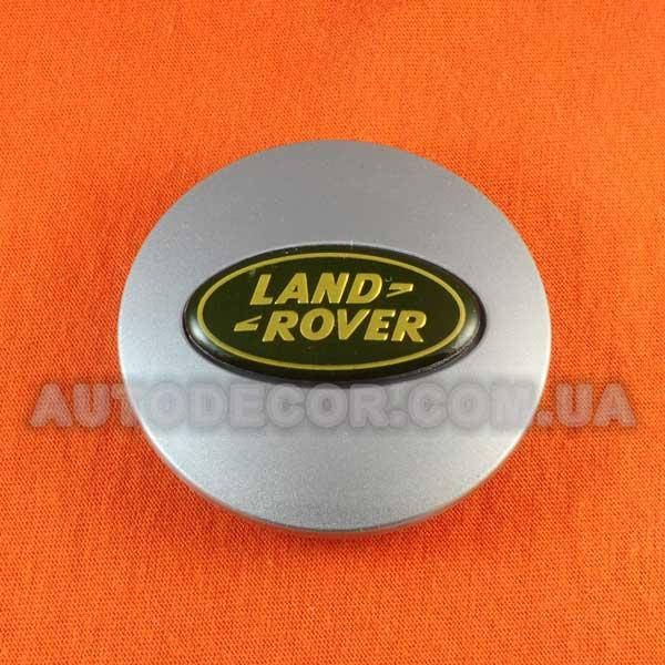 Колпачки заглушки на литые диски Land Rover (63/47/9) AH321A096A-BW серебро/зеленый логотип
Колпачки заглушки на литые диски Land Rover (63/47/9) AH321A096A-BW серебро/зеленый логотип