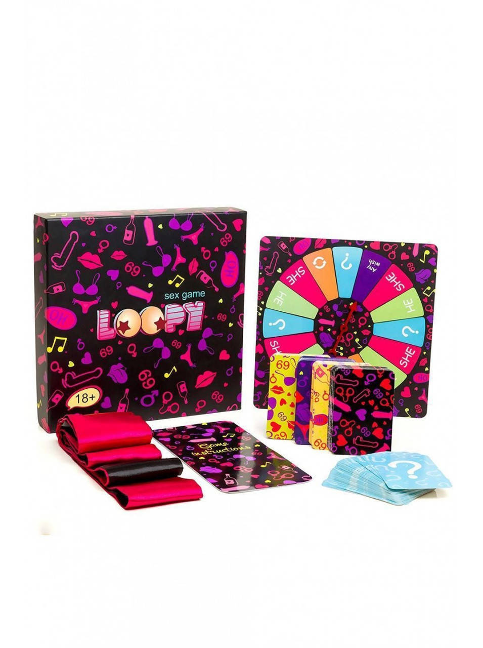 Эротическая настольная игра для взрослых LOOPY взрослые игры для влюбленных фанты для пар 
Эротическая настольная игра для взрослых LOOPY взрослые игры для влюбленных фанты для пар