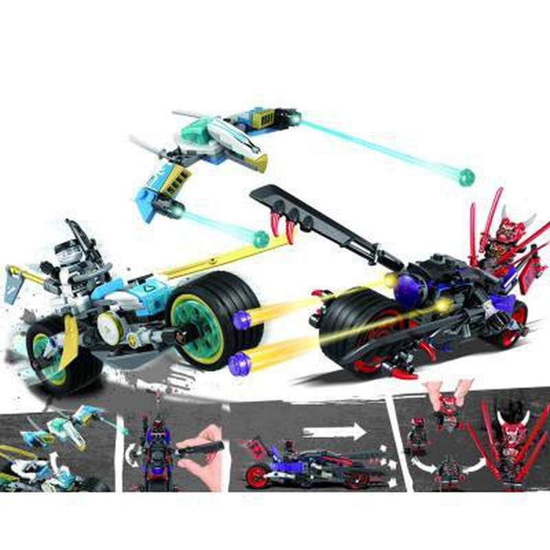 Конструктор JVToy "Бешенные гонки", 16014 серия "Герои ниндзя", дет.333, метал.кор. 22*14*10см
Конструктор JVToy "Бешенные гонки", 16014 серия "Герои ниндзя", дет.333, метал.кор. 22*14*10см