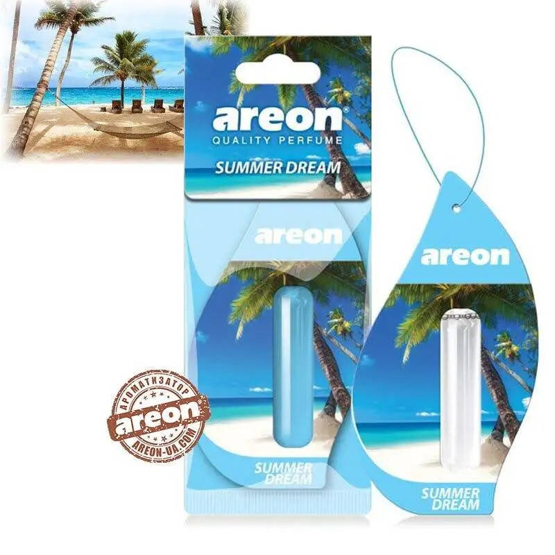 Ароматизатор Areon (Освежитель воздуха в машину) "Mon Liquid" - жидкий (гель) листик 5мл_Summer Dream
Ароматизатор Areon (Освежитель воздуха в машину) "Mon Liquid" - жидкий (гель) листик 5мл_Summer Dream