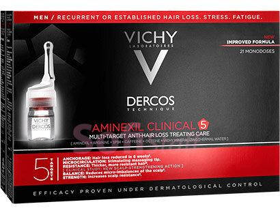 Dercos Dercos Clinical 5 - засіб проти випадіння волосся з амінексилом комплексної діїдля чоловіків (6 мл)
Dercos Dercos Clinical 5 - засіб проти випадіння волосся з амінексилом комплексної діїдля чоловіків (6 мл)