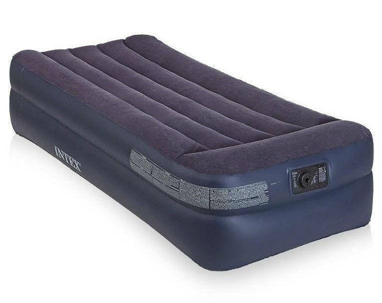 Кровать надувная односпальная со встроенным насосом 220В Intex Pillow Rest Raised Airbed 64122 99х191х42см Dar, Синий
Кровать надувная односпальная со встроенным насосом 220В Intex Pillow Rest Raised Airbed 64122 99х191х42см Dar, Синий