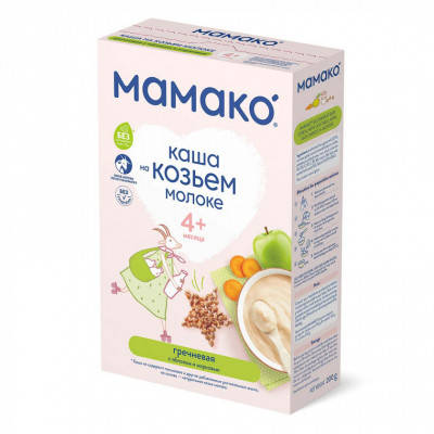 Детская каша MAMAKO молочная гречневая с яблоком и морковью на козьем молоке 200 (1105400)
Детская каша MAMAKO молочная гречневая с яблоком и морковью на козьем молоке 200 (1105400)