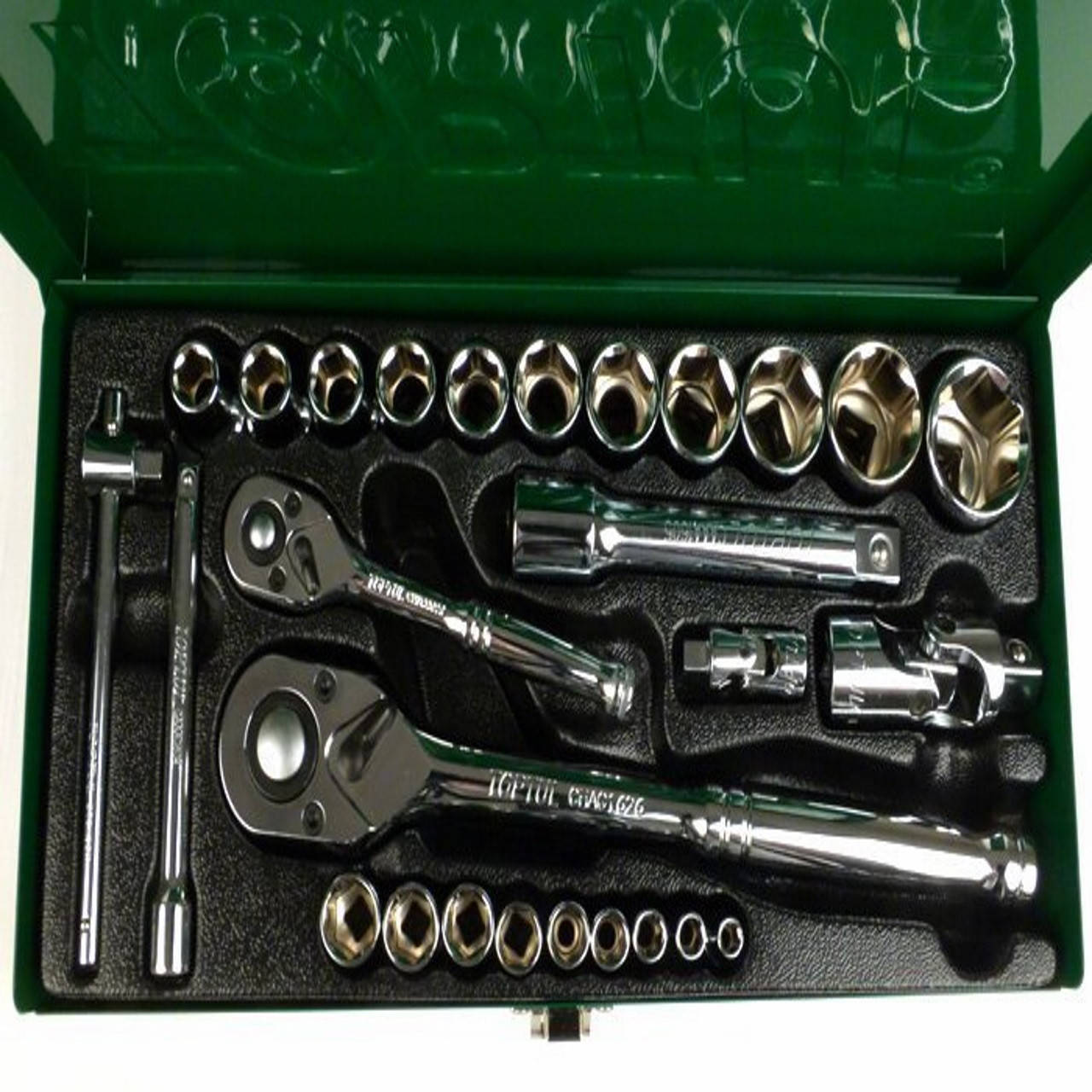 Набор инструментов для автомобиля TOPTUL 1/4"&1/2" 28ед. GCAD2802 
Набор инструментов для автомобиля TOPTUL 1/4"&1/2" 28ед. GCAD2802