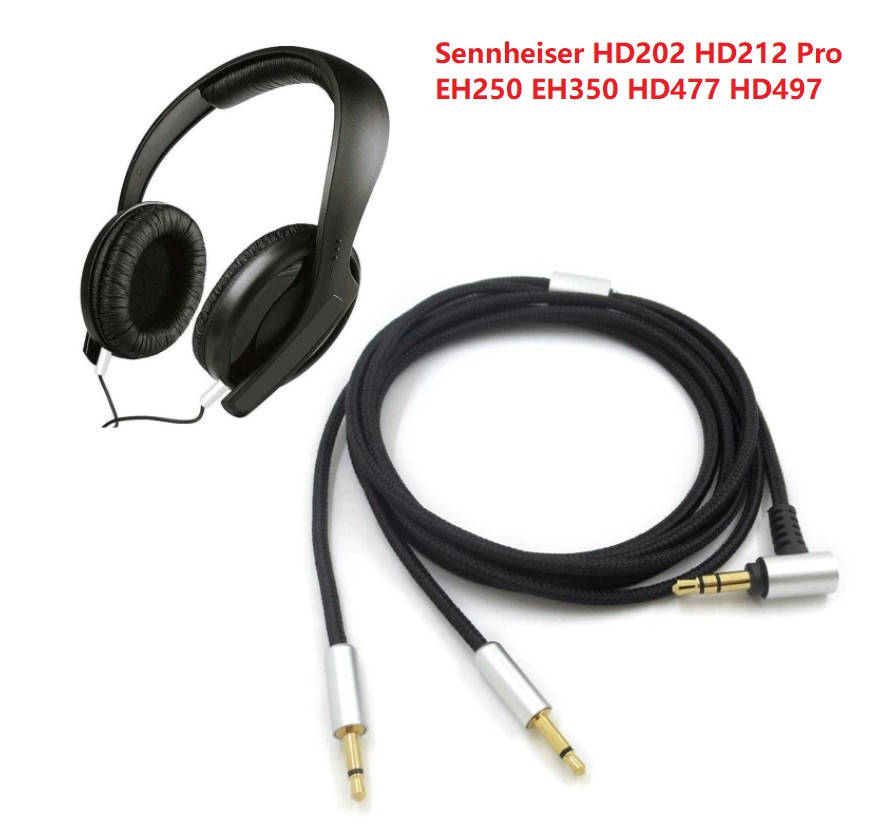Кабель Sennheiser HD202 HD212 Pro EH250 EH350 HD477 HD497 
Кабель Sennheiser HD202 HD212 Pro EH250 EH350 HD477 HD497